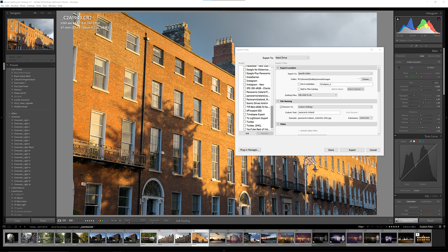 Using Ctrl-Shift-E in Adobe Lightroom Classic to export multiple images Using Ctrl-Shift-E in Adobe Lightroom Classic to export multiple images