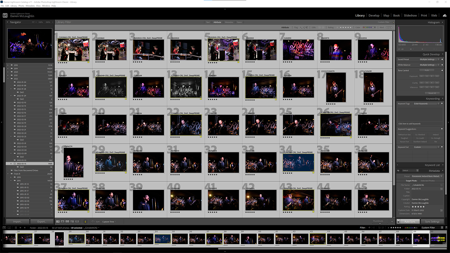 Adobe Lightroom Grid View Filenames Adobe Lightroom Grid View Filenames