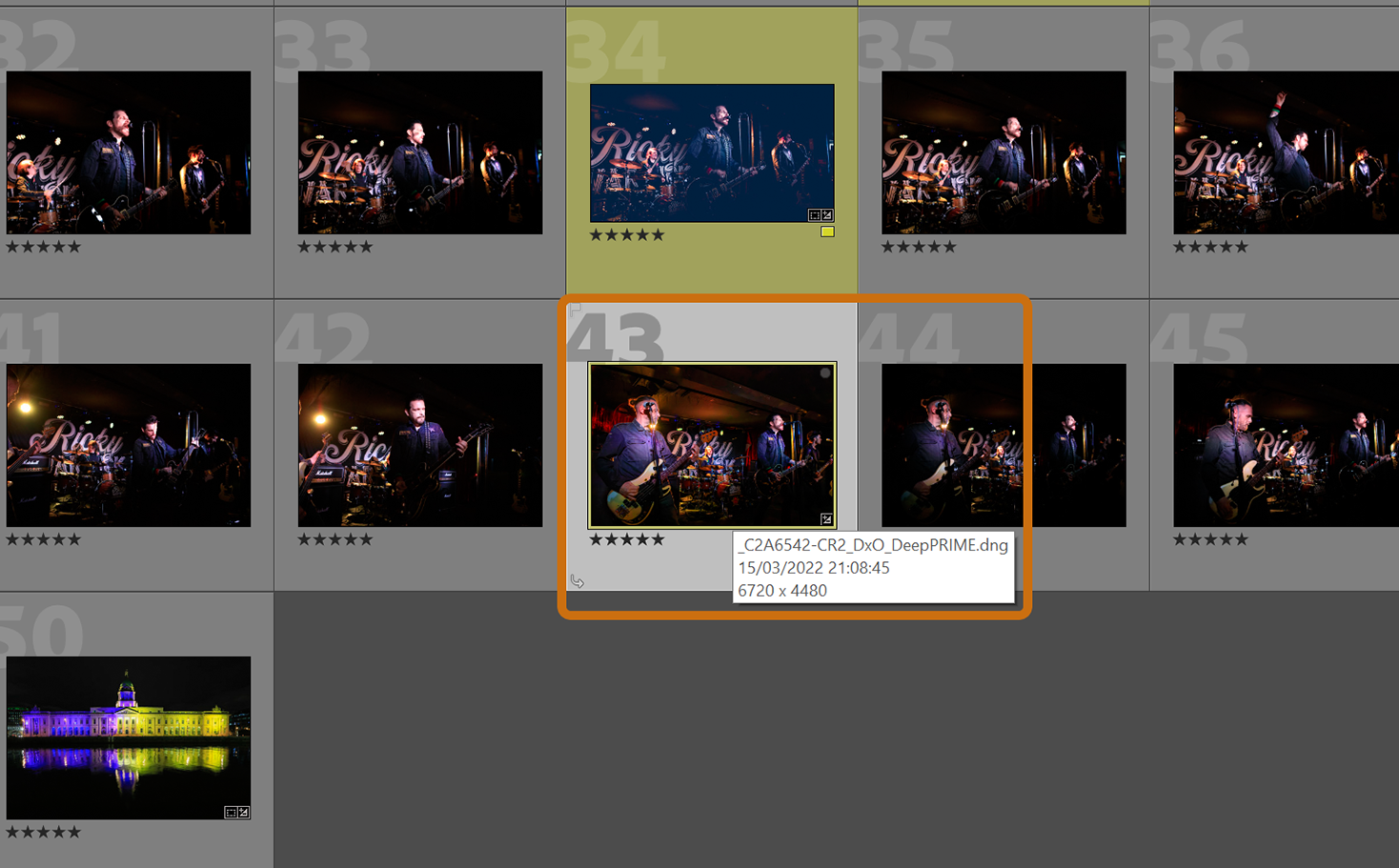 Adobe Lightroom Grid View Hover for Details Adobe Lightroom Grid View Hover for Details