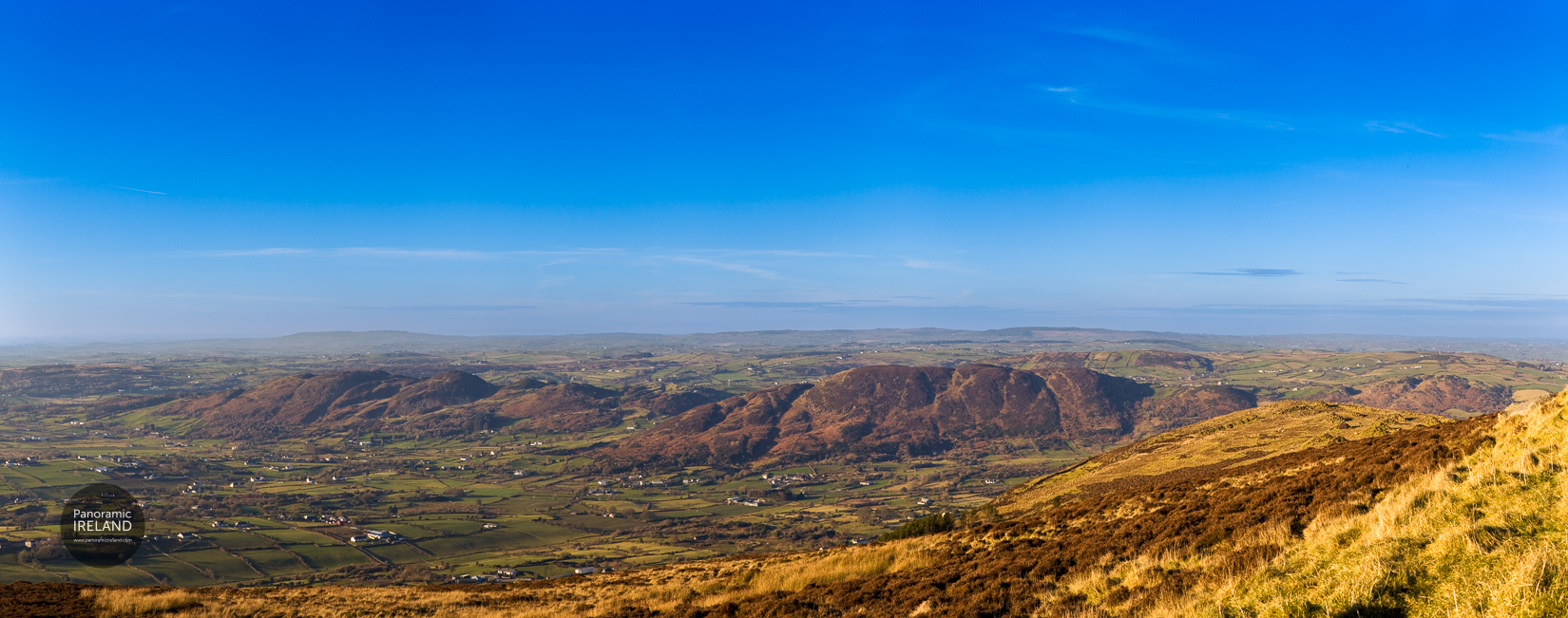 Panoramic View from Slieve Gullion, County Armagh Panoramic View from Slieve Gullion, County Armagh