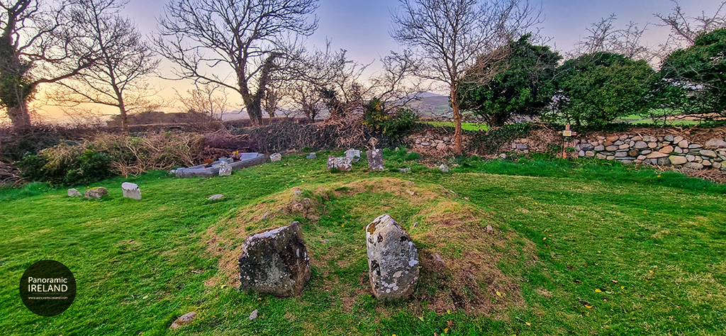 Saint Brigid's Bed, Faughart, facing Slieve Gullion Saint Brigid's Bed, Faughart, facing Slieve Gullion