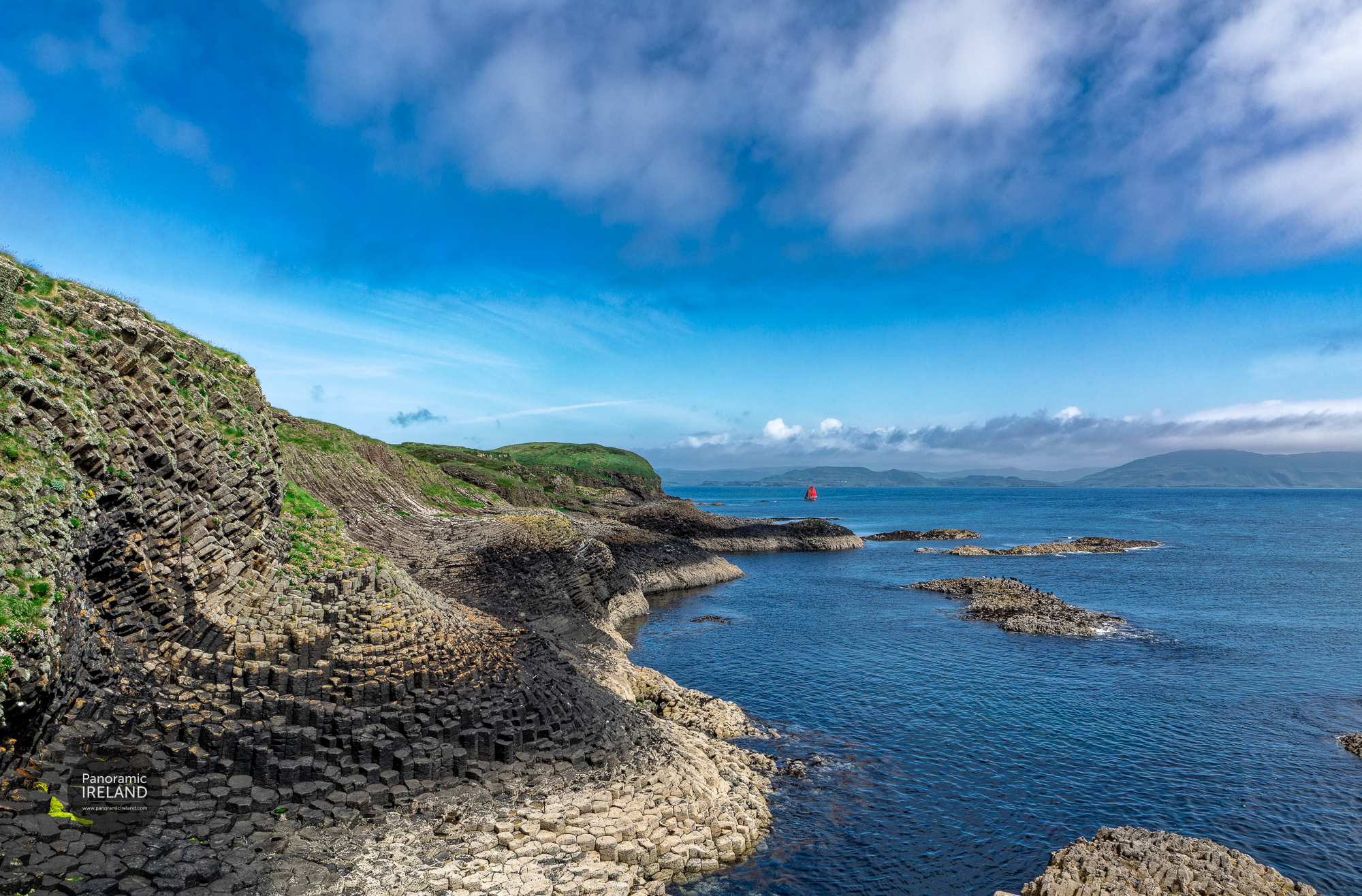 Red Sails, Staffa, Scotland Red Sails, Staffa, Scotland