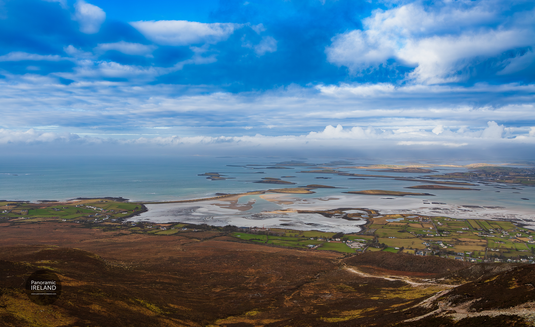 Clew Bay as seen from Croagh Patrick Clew Bay as seen from Croagh Patrick
