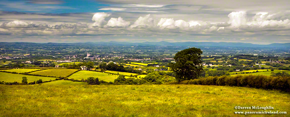 The Green View Over Armagh City Northern Ireland