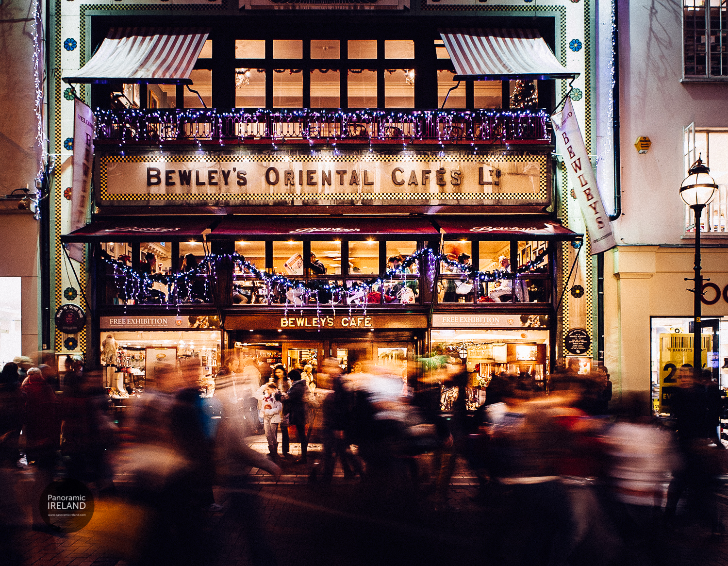 Bewley's Coffee Shop on Grafton Street, Dublin is an iconic cultural institution in the Irish capital Bewley's Coffee Shop on Grafton Street, Dublin