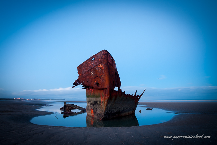 How the Irish Trader shipwreck looks in early 2014