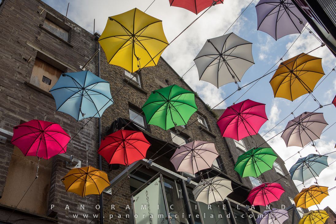 Colourful umbrellas outside Zozimus, Dublin Colourful umbrellas outside Zozimus, Dublin