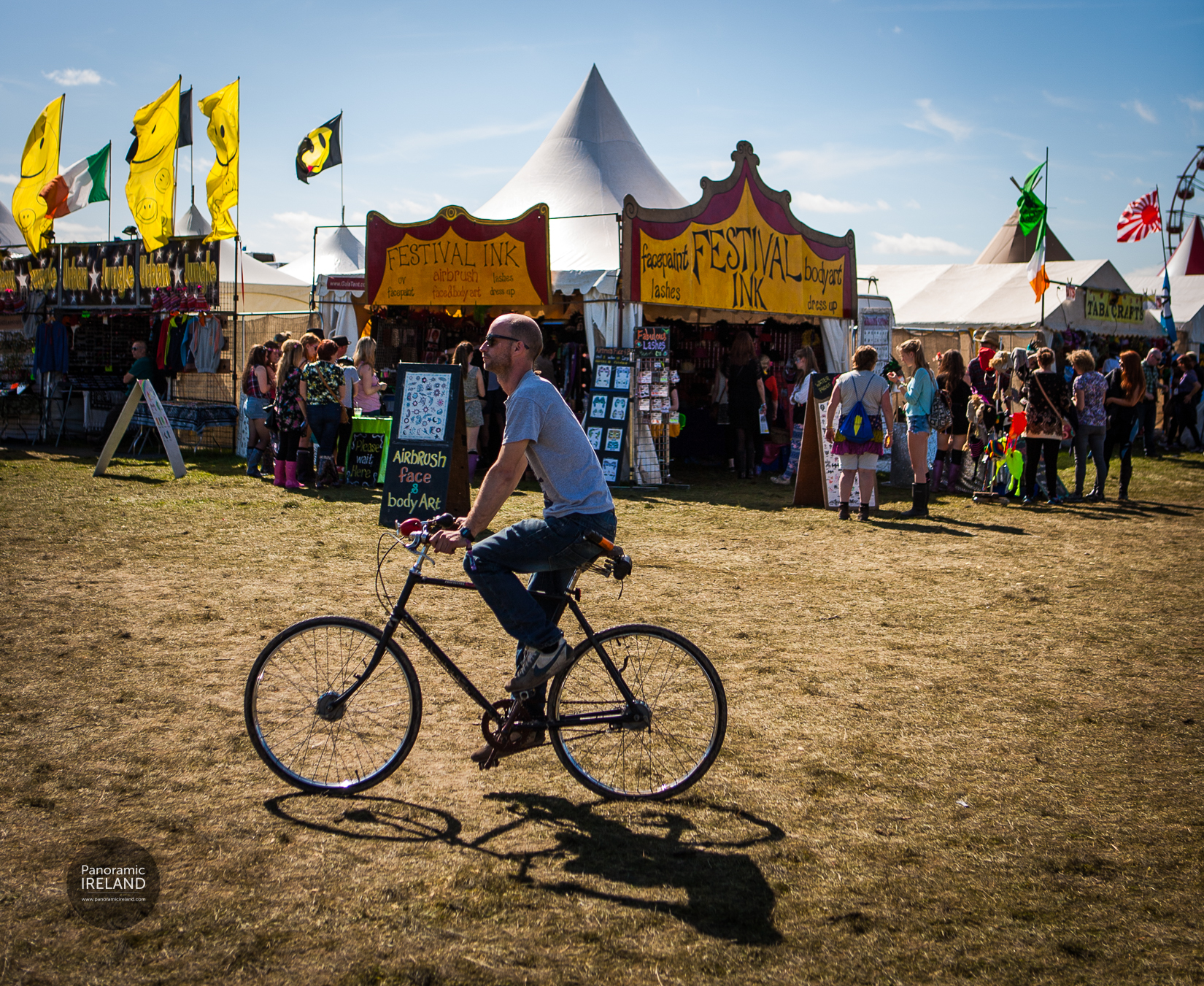 Cycling Around at Electric Picnic Cycling Around at Electric Picnic