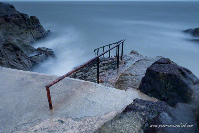 Irish Coast at Sunrise on Stormy Day