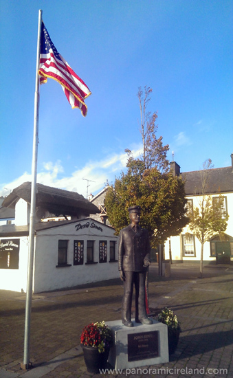 Statue of Congressional Medal of Honor winner John King in Ballinrobe, Co. Mayo