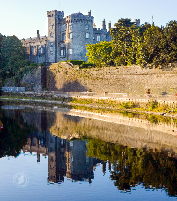 Kilkenny Castle reflected in the River Nore Kilkenny Castle reflected in the River Nore