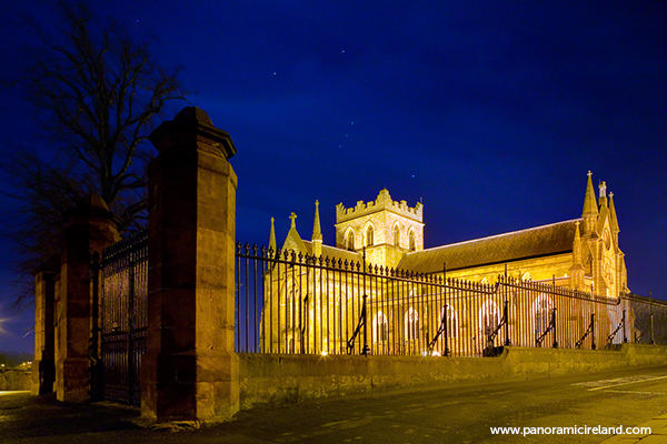 Saint Patrick's Cathedral, Armagh at night
