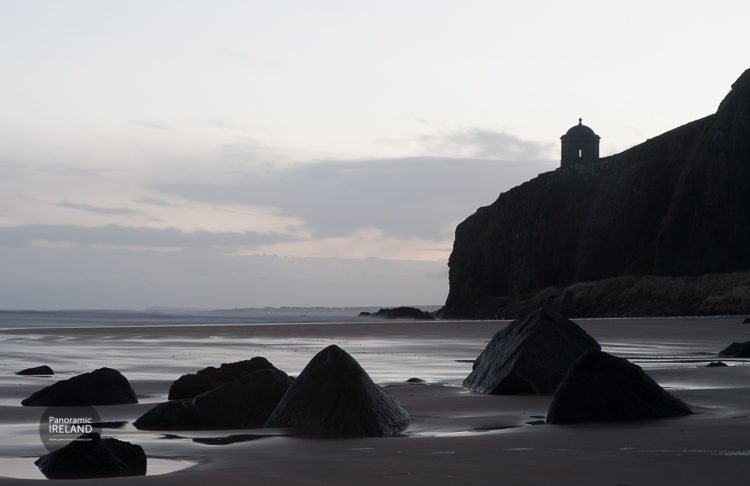 Mussenden Temple sits above the beach at Benone. Fans of Game of Thrones will recognise this location.