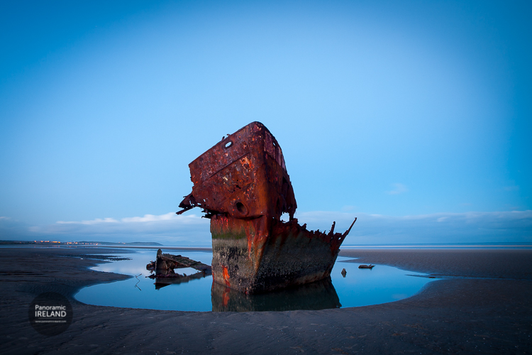 The Irish Trader, Shipwreck on the Irish Sea coast of Ireland