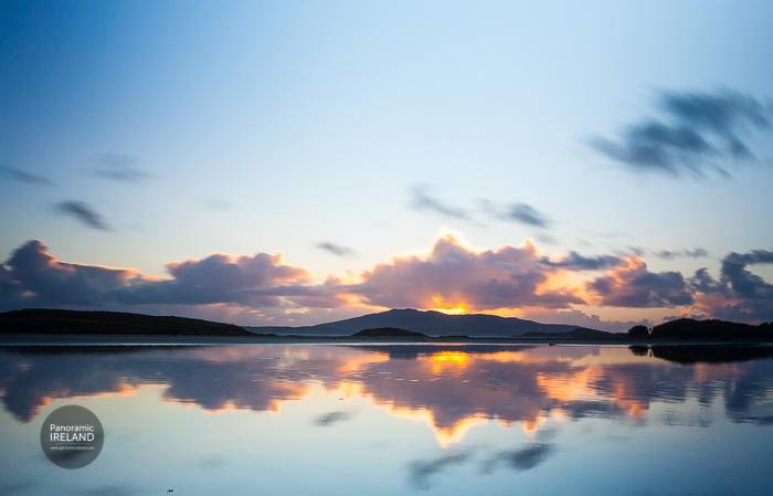 Sunset along the Wild Atlantic Way on Ireland's west coast