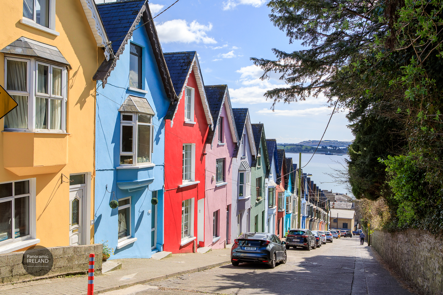 Colourful Deck of Cards Houses in Cobh, County Cork, Ireland Colourful Deck of Cards Houses in Cobh, County Cork, Ireland