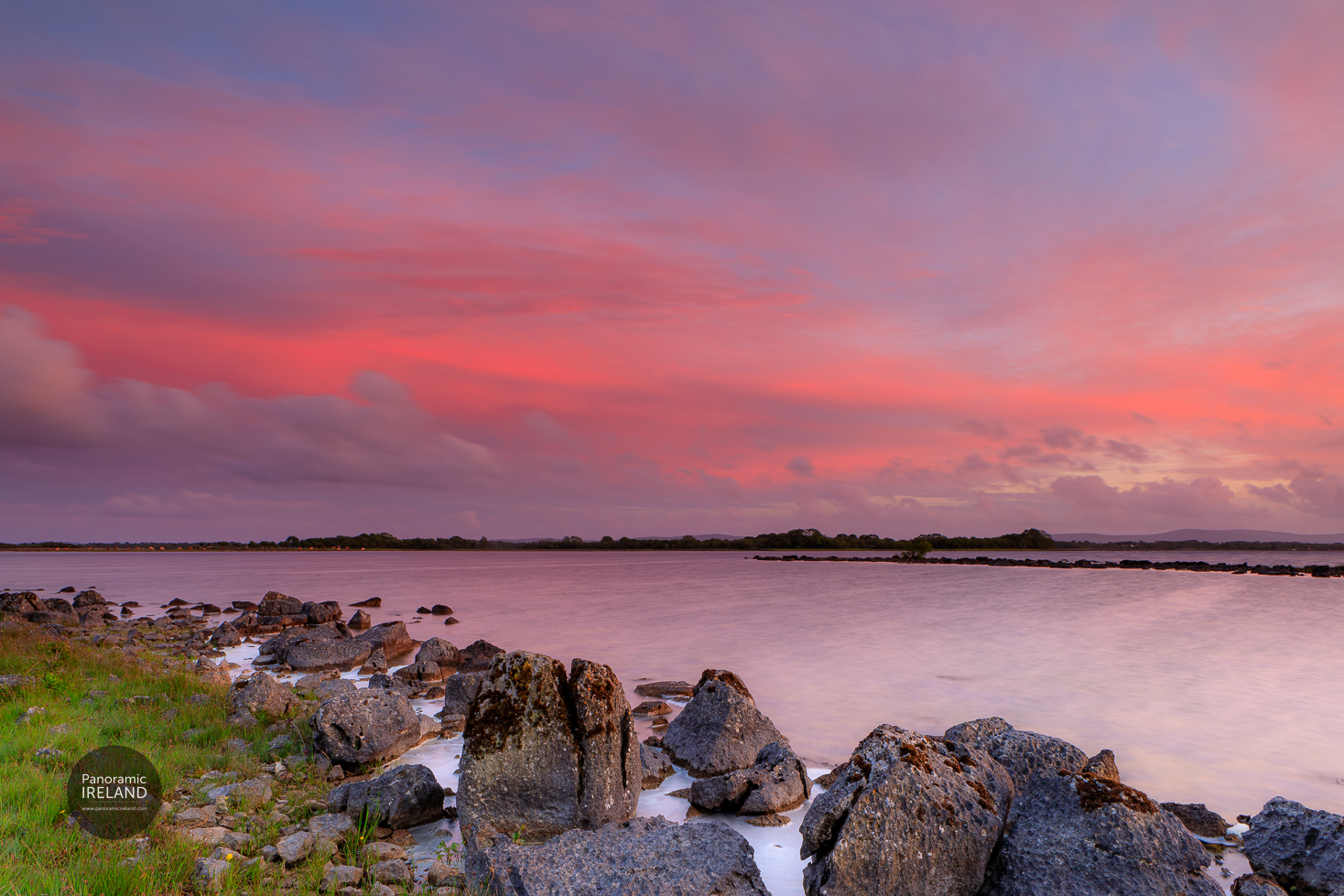 Pink Sky at Sunset in the West of Ireland Pink Sky at Sunset in the West of Ireland