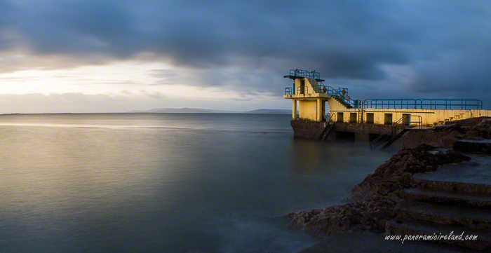 Blackpool diving tower panorama, Salthill Co. Galway