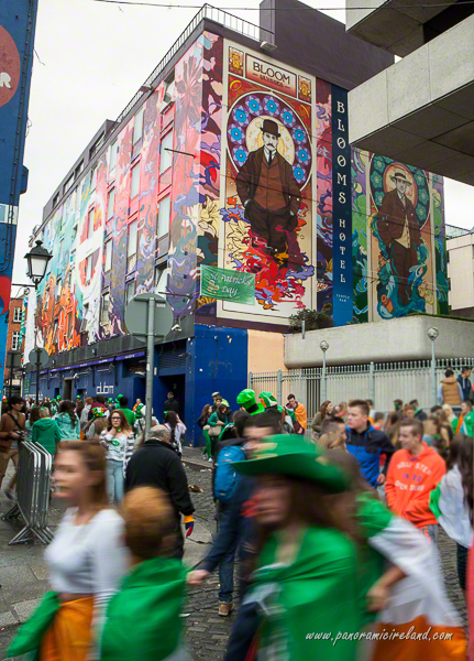 St. Patrick's Day in Temple Bar, Dublin 2014. 