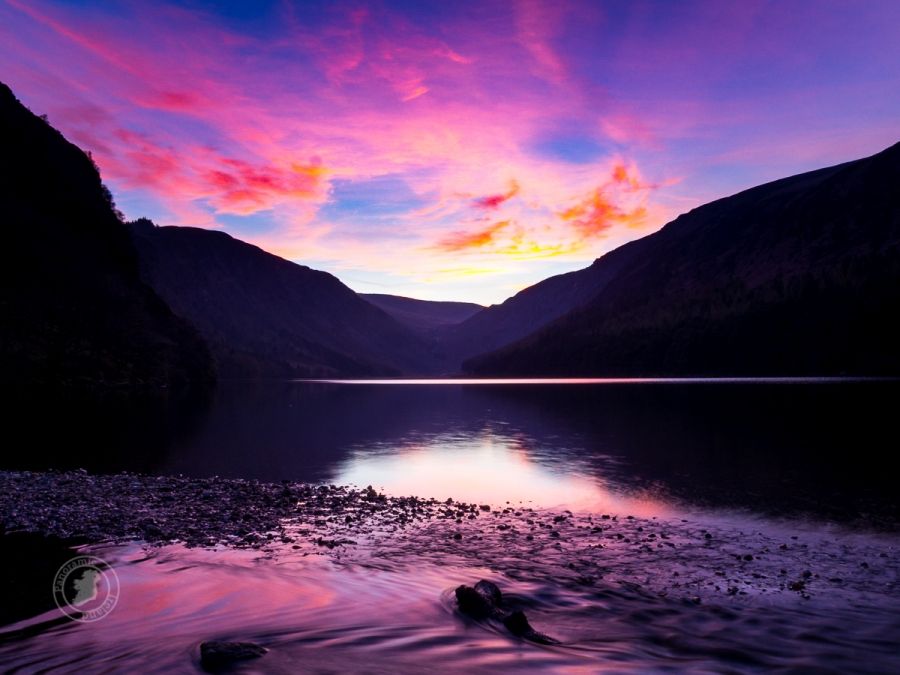 Sunset in Glendalough, Wicklow