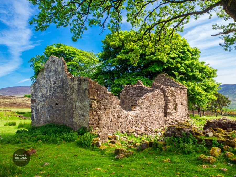 The Old Farmhouse, Ruins in the Irish Mountains