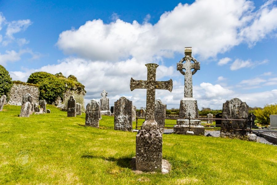 The Irish Graveyard in Colour