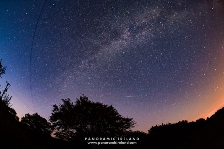 Perseid Meteors over Ireland 2015