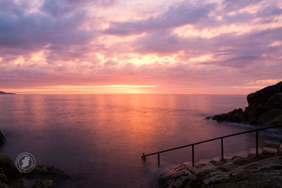 Daybreak on the Irish Sea Coast of Ireland