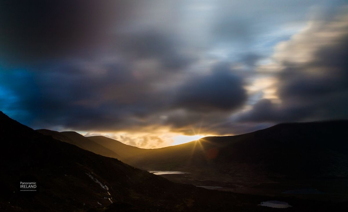 The Sun Goes Down, Sunset in the Mountains of Ireland