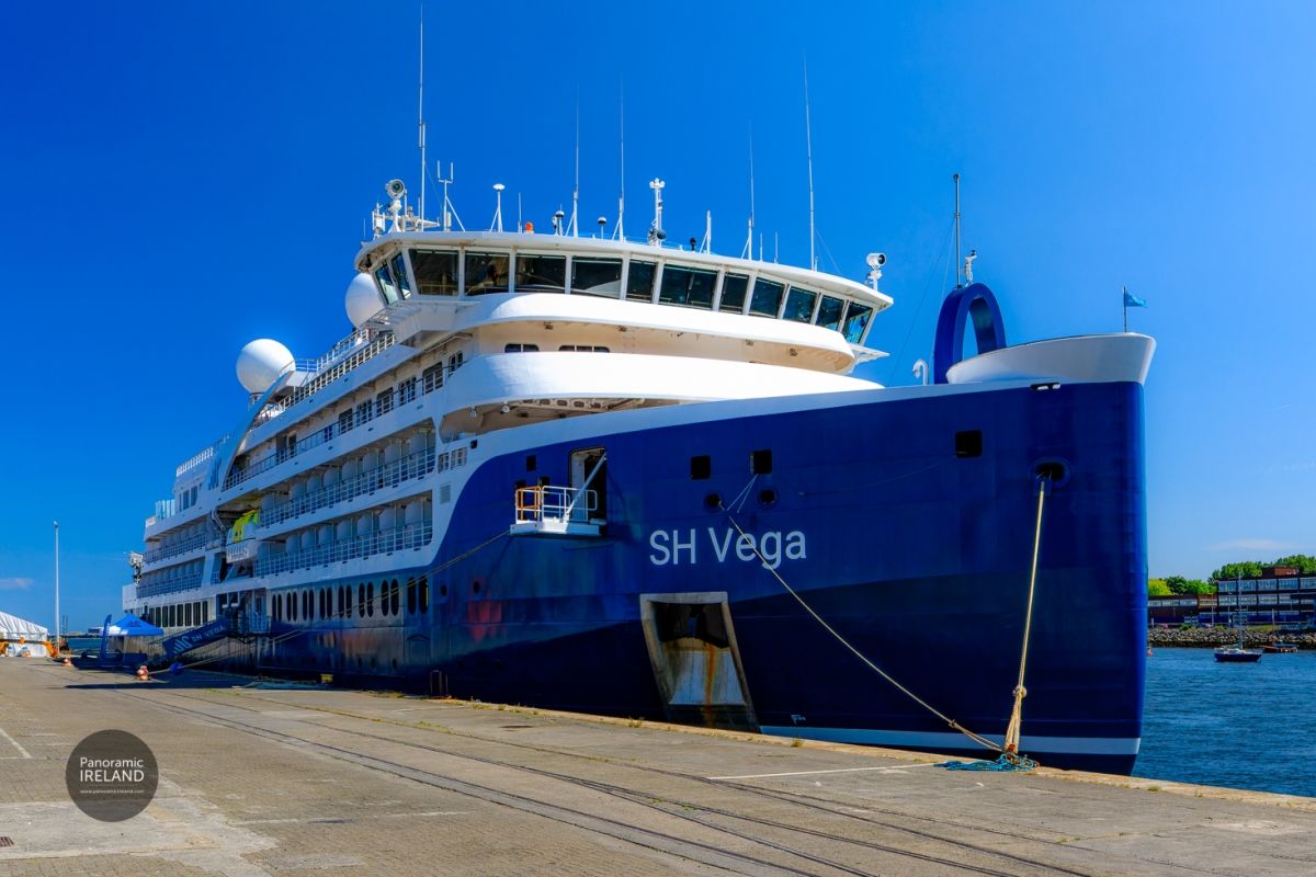 SH Vega Visits Ireland and Dublin - on the River Liffey