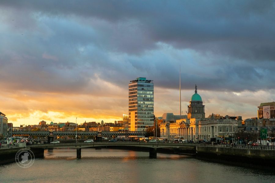 Beauty of Sunset in Dublin