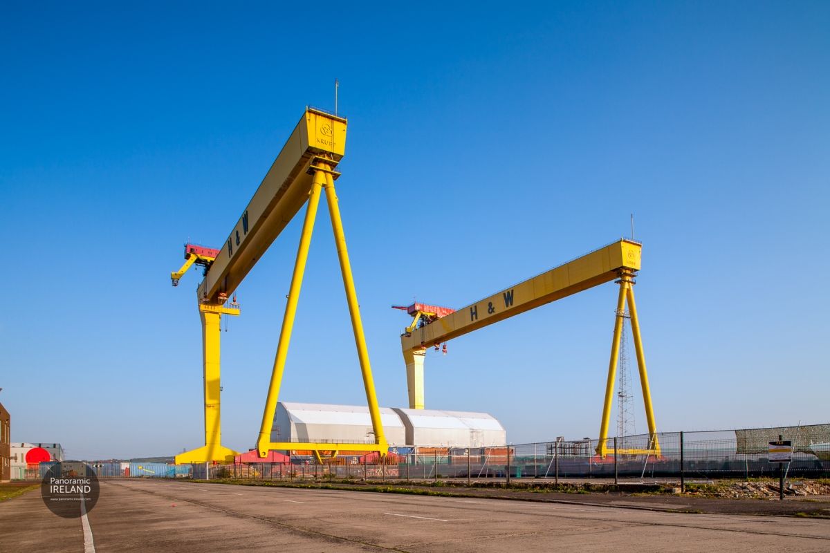 Belfast&#039;s Iconic Yellow Cranes - Samson and Goliath May Cease Operations as Titanic Shipyard Harland &amp; Wolff Enters Administration