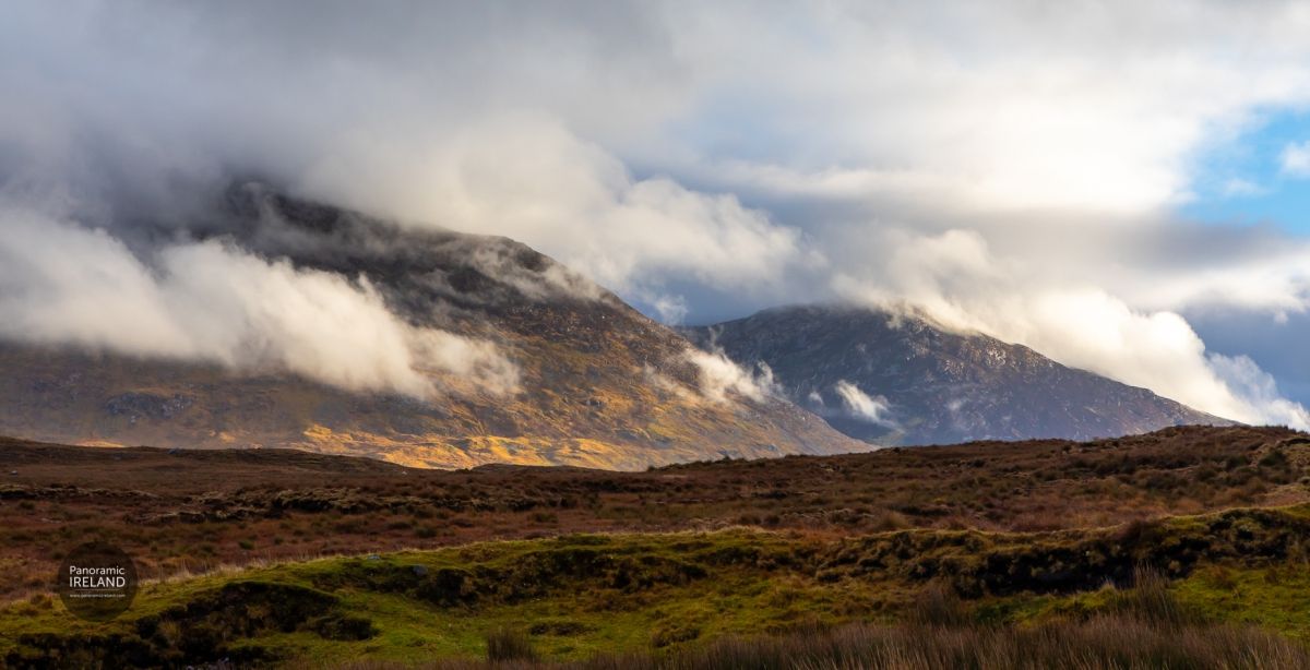 Wisping Clouds and Golden Sunlight - Irish Landscape Photography