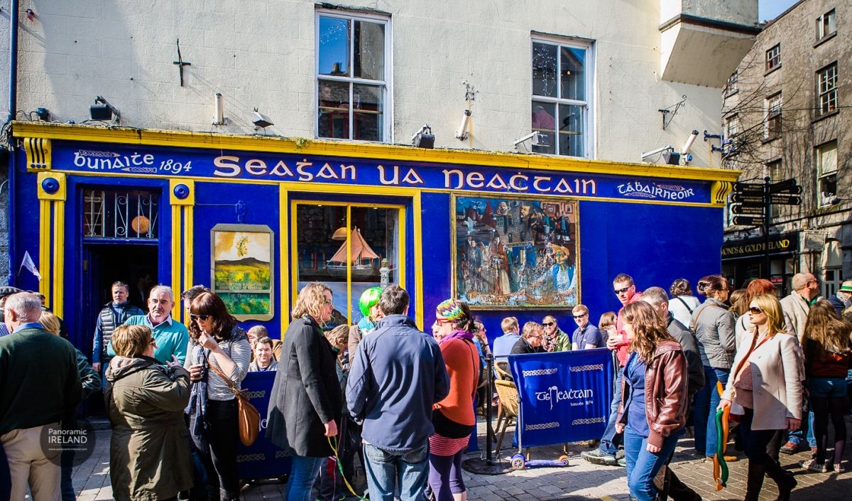 Colour of Saint Patrick&#039;s Day from Galway - Ireland