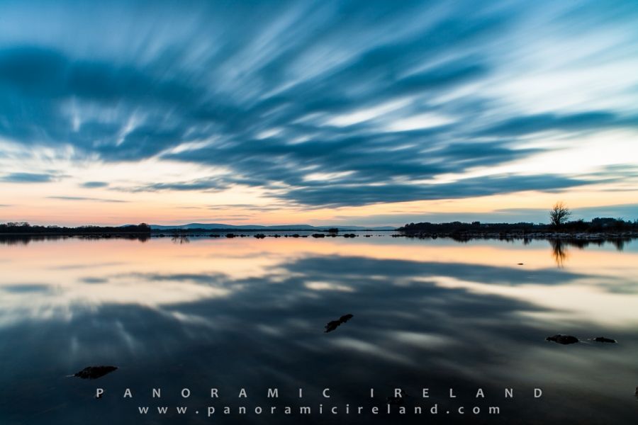 Cloudy Skies, Reflections at Sunset in Ireland&#039;s West - Landscape Photography