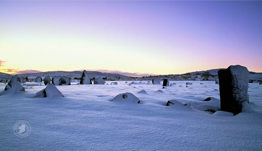 Stone Circles in the Snow, Ireland