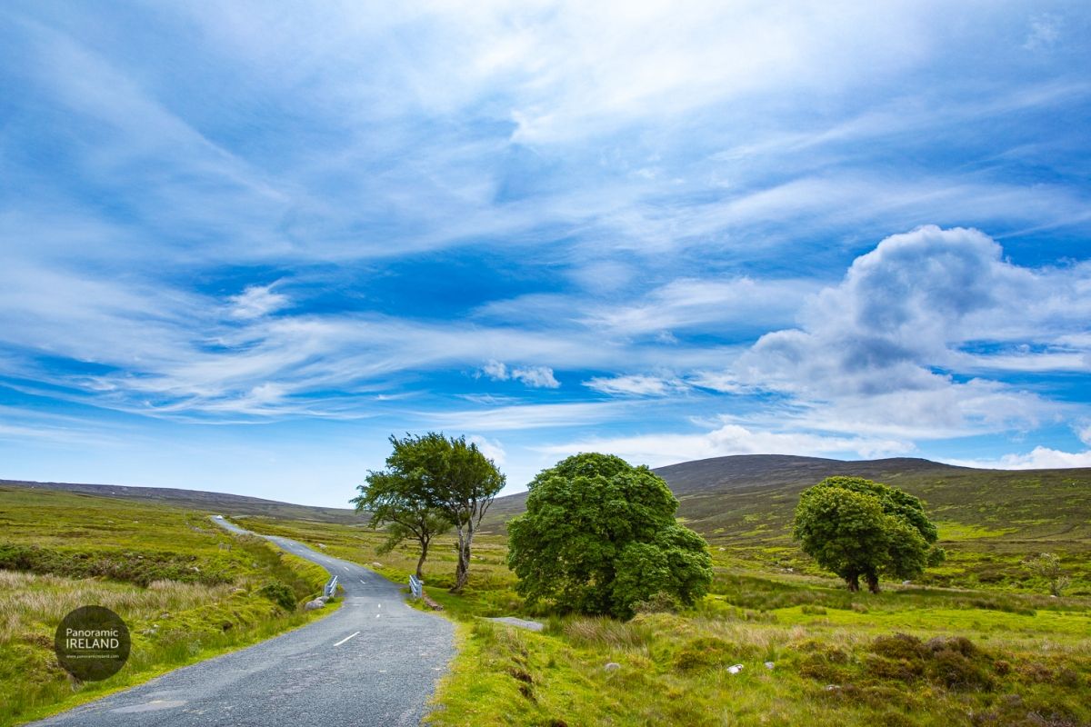 Sunny Day for a Scenic Drive in Ireland&#039;s Wicklow Mountains