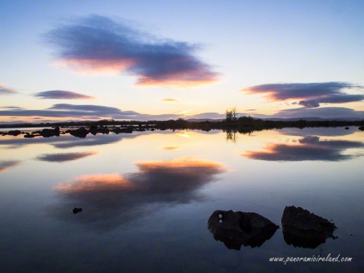 Lough Corrib at sunset. A return with camera.