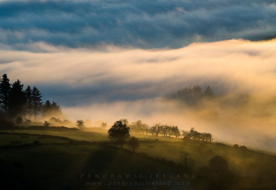 A Misty Evening in the Mountains of Ireland