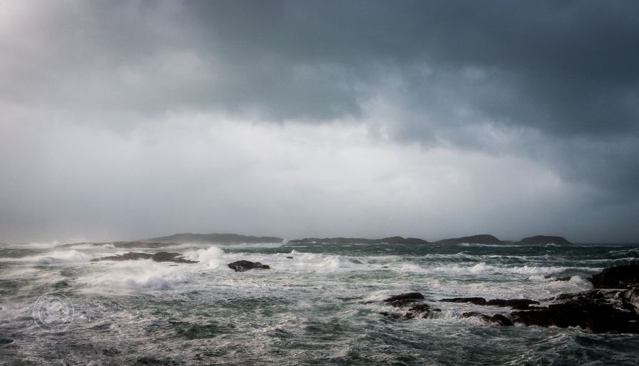 Stormy Atlantic Ocean, West Coast of Ireland