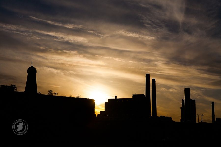 Silhouette of Guinness, Dublin