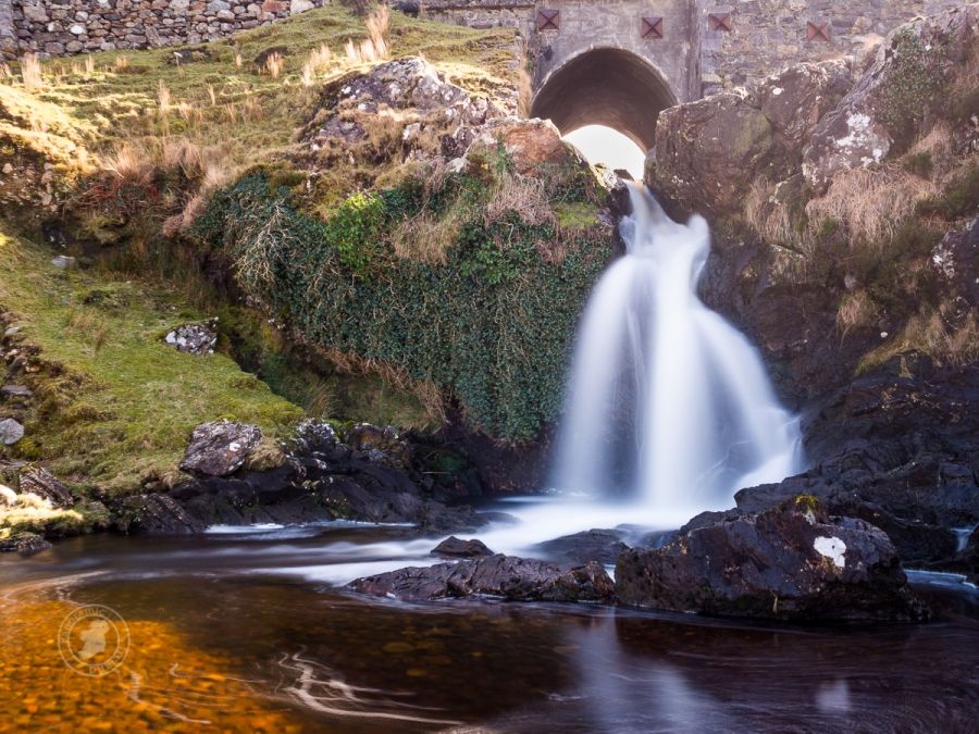 The Old Stone Bridge and Waterfall