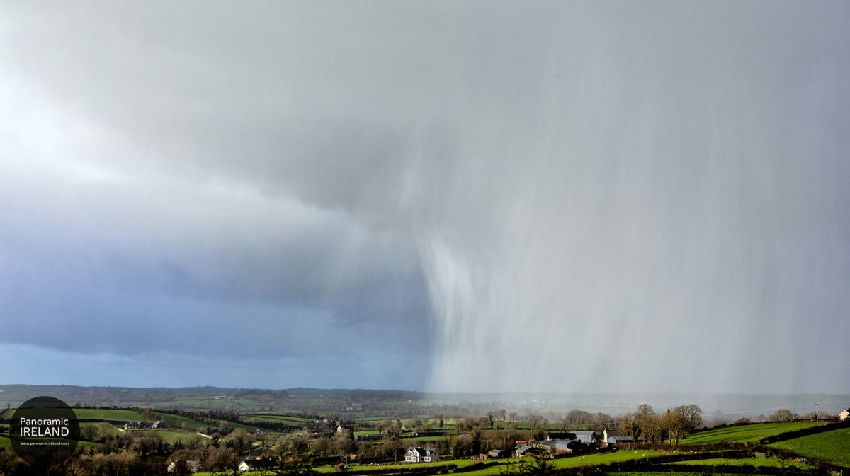 Sleet Across the Irish Countryside