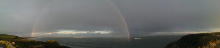 Double Rainbow at the North Antrim Coast